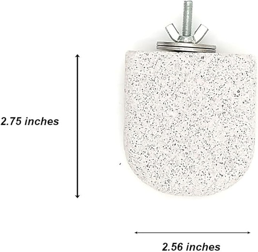 Shelltech Pumice Ledge Lava Ledge for Birds Chinchillas, Climbing Ledge Teeth Grinding Beak Grinding Block Perch Stand for Hamsters Chinchillas Parrots (2 Pack - Small Ledge)