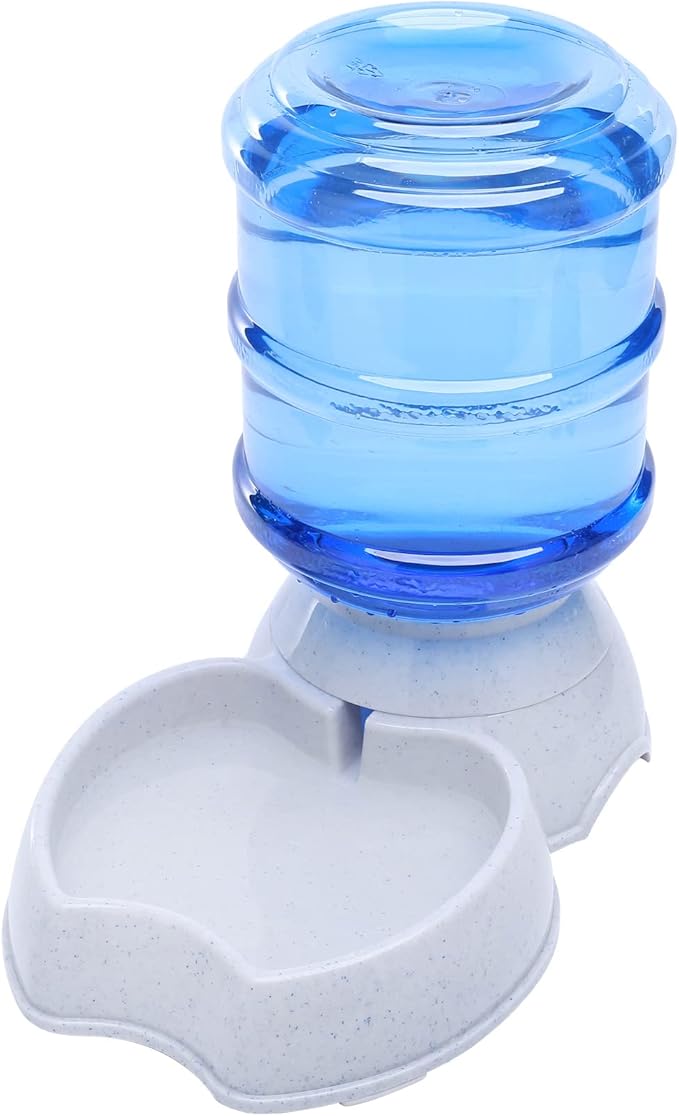 Pet Water Dispenser Automatic for Dogs Cats, BPA-Free, Gravity Refill, Self Feeding for Small Medium Pets Puppy Kitten Rabbit - 1 Gallon (Waterer)