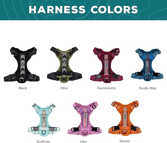 Wilderdog Lightweight Dog Harness with Reflective Straps - Small - Lilac