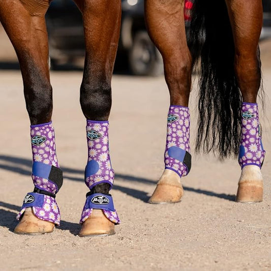 Professional's Choice 2XCOOL Sports Medicine Horse Boots | Protective & Breathable Design for Ultimate Comfort & Durability in Active Horses | Value 4 Pack