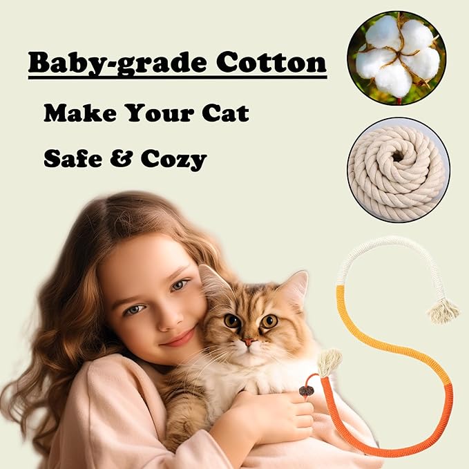 GREMBEB Cat Toys, 3PCS Catnip Toy for Indoor Kitten Treat Cats Silvervine Rope Chew Stick for Dental Cleaning Teeth Kitty Feather Snack Self Play Interactive Boredom