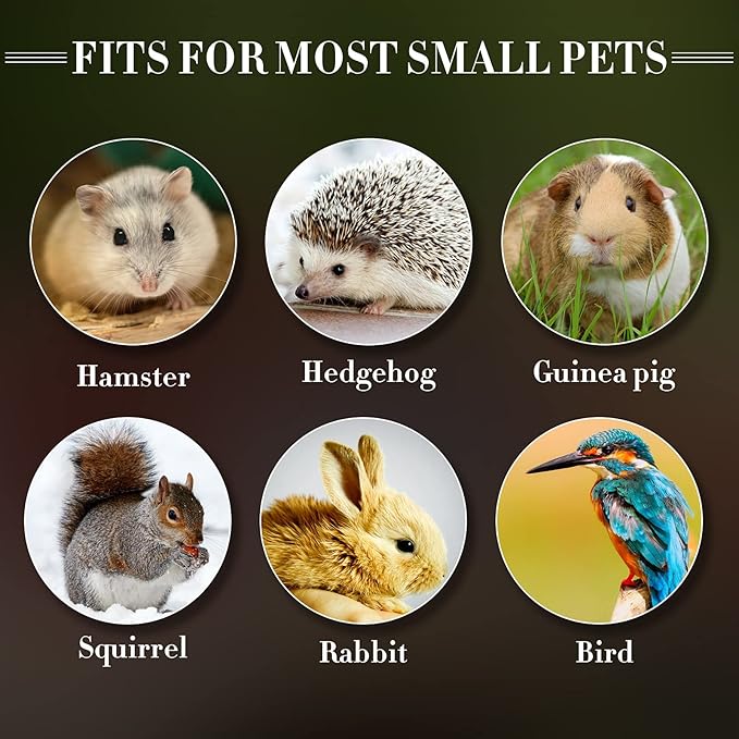 Weewooday 4 Pieces Automatic Bird Feeder Cage Water Dispenser Bird Water Feeder Hamster Cage Waterer Accessory Drinker Bottle for Hamster Parrot(Classic Style,Blue, White,200 ml)