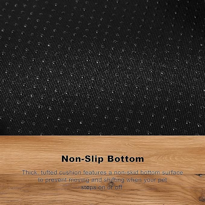 Necesitar Dog Crate Bed for Small Size Dogs Washable fit 24 inch Crate or Cages Kennel Pad with Anti-Slip Pet Pillow Cushion Sleeping Up to 25 lbs Puppy Cat,24x18 Olive Green