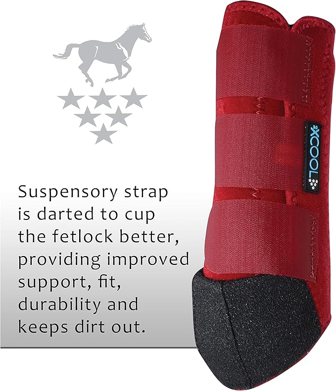 Professional's Choice 2XCOOL Sports Medicine Horse Boots | Protective & Breathable Design for Ultimate Comfort & Durability in Active Horses | Value 4 Pack