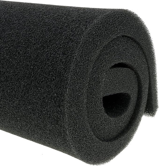 ALEGI Aquarium Filter Media Foam Material Cut to Fit, 36" x 12" x 1" / 72" x 12" x 1" Bio Pre Filter Sponge Pad Sheet for Fish Tank (12" x 72" x1"-30ppi)