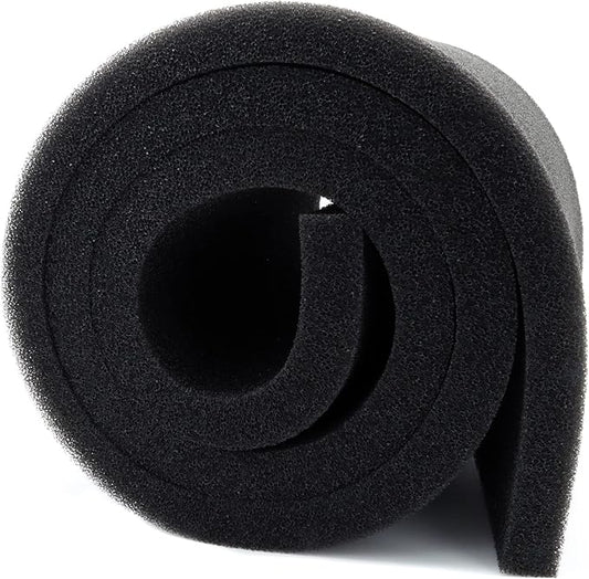 ALEGI Aquarium Filter Media Foam Material Cut to Fit, 72" x 12" x 1" Bio Pre Filter Sponge Pad Sheet for Fish Tank (12" x 72" x1"-40ppi)