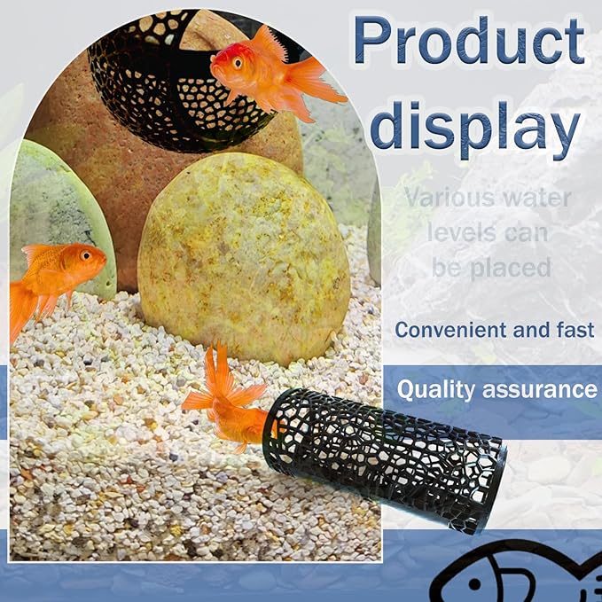 Little Fish Hammock and Little Fish Swimming Tunnel 2-Piece Set Aquarium Small Animal Animal Toys (Black)