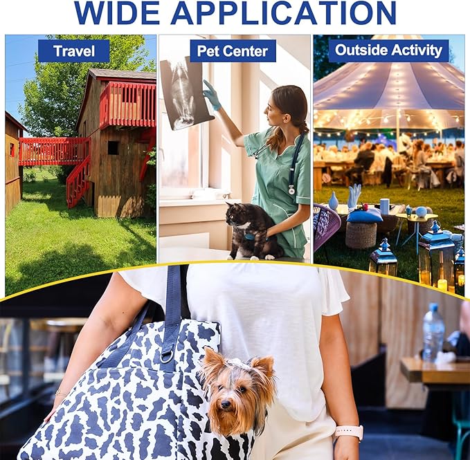 Pet Backpack Carrier, Portable Expandable and Ventilated, Oxford Cloth Dogs Cats and Small Animals Travel Bag 17.72", (Yellow, 1 Pcs), Intended for Hiking/Camping/Traveling