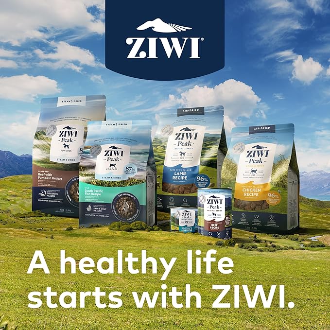 ZIWI Peak Wet Cat Food – All Natural, High Protein, Grain Free, Limited Ingredient, with Superfoods (Rabbit & Lamb, Case of 12, 6.5oz Cans)
