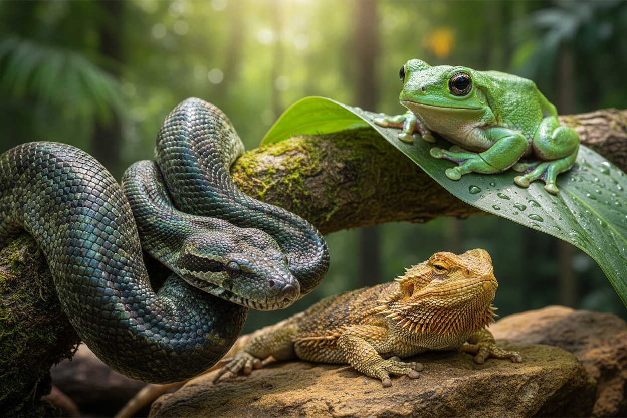 Sophisticated decor from the Reptiles Collection, featuring intricate scale patterns and organic textures that symbolize strength and timeless beauty.