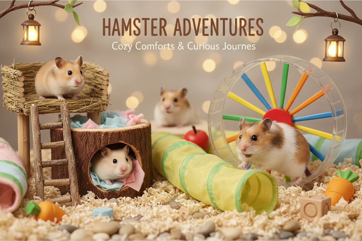 The Hamster Collection: Crafting a big world of adventure and comfort for our smallest, most curious companions.