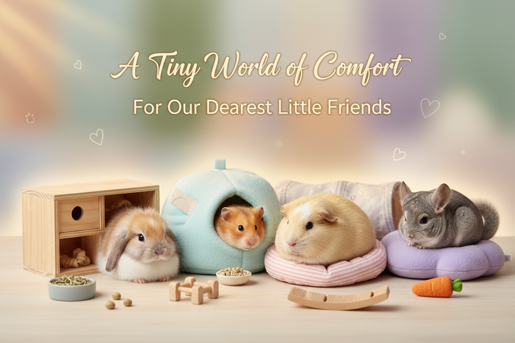 The Small Animals Collection: Creating a big world of comfort and safety for our smallest, most delicate friends.