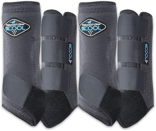 Professional's Choice 2XCOOL Sports Medicine Horse Boots | Protective & Breathable Design for Ultimate Comfort & Durability in Active Horses | Value 4 Pack