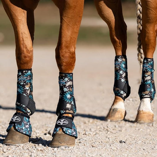 Professional's Choice 2XCOOL Sports Medicine Horse Boots | Protective & Breathable Design for Ultimate Comfort & Durability in Active Horses | Value 4 Pack