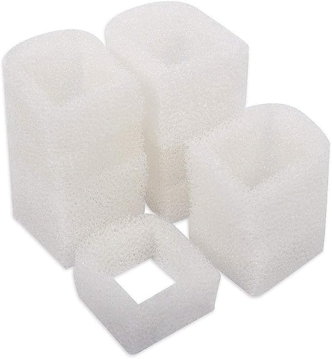 18PCS Cat Water Fountain Filter Compatible with Petsafe Water Fountain for Drinkwell Pet Fountain Filters, Replacement Foam Filters for 360 Pet Fountain Seaside Pagoda 1/2 Gallon Fountains