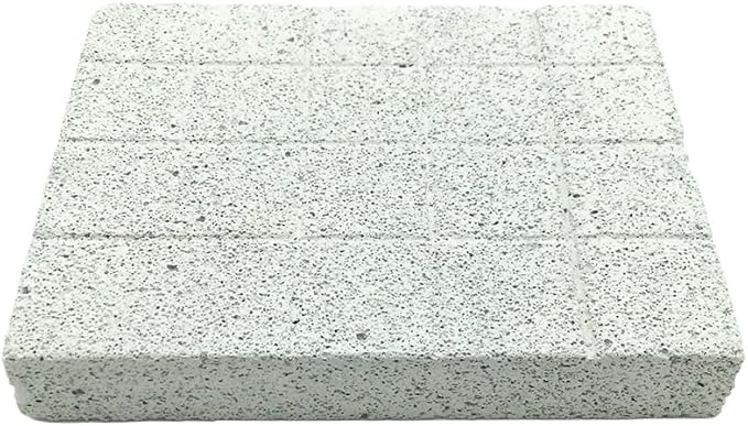 Shelltech Small Animal Grinding Lava Stone, Hamster Grinding Claw Pad Grinding Teeth Block for Hamster Chinchilla Rabbit (5.9"*4.7"*0.98")