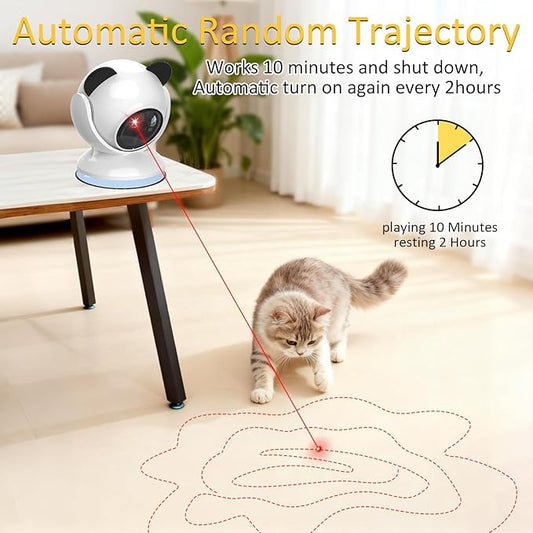 umosis Automatic Cat Laser Toy Interactive Cat Toys for Indoor Cats/Kitty/Dogs,Laser Toys for Bored Indoor Adult Cats