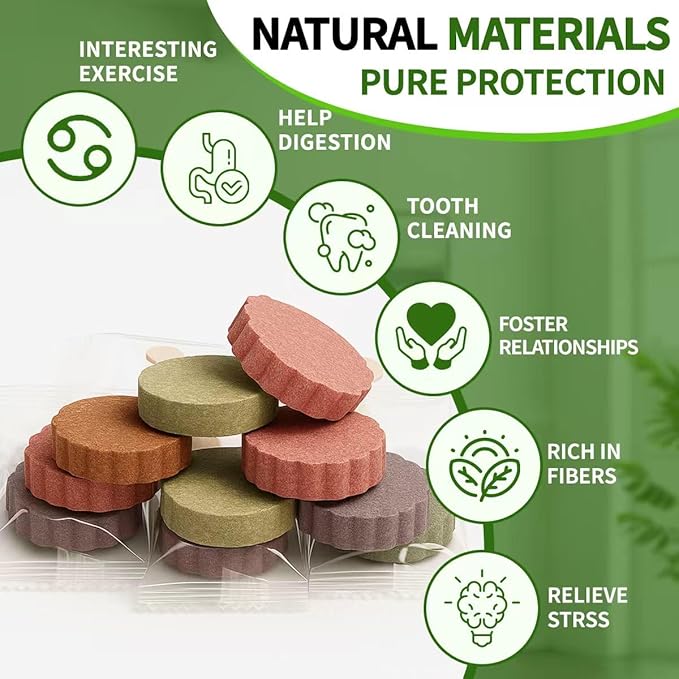 YKD Natural Timothy Hay Cookie Sticks Chew Toys for Teeth, Rotating Aluminum Alloy Chinchilla Cage Toys, Bunny Chew Treats for Rabbits, Guinea Pigs, Chinchillas (Brown - Carrot)