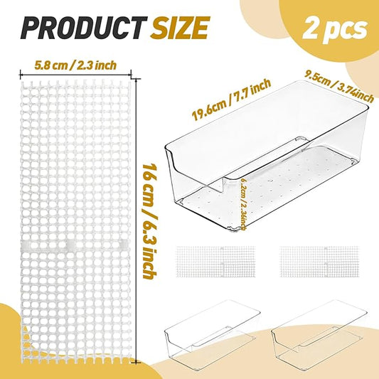 2 Packs Large Hermit Crab Water Tank - Ideal Hermit Crab Pool and Tank Combination - Hermit Crab Water Tank with Cuttable Climbing Ramp