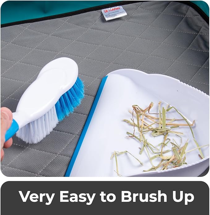 Washable Rabbit & Guinea Pig Cage Liner & Bedding for C&C 2x1 (29"x15"), 4 Pack, Easy to Clean Unlike Fleece, Waterproof, Absorbent, Non-Slip Pee Pad, Reusable Bunny Mat for Small Animals