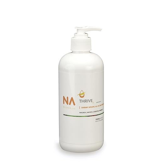 ThriveS Shrimp Specific All in One Aquarium Fertilizer – 500ml Liquid Plant Food – Comprehensive nutrients – Aquarium Nutrition – Convenient to Use – Concentrated Aquarium Plant Fertilizer