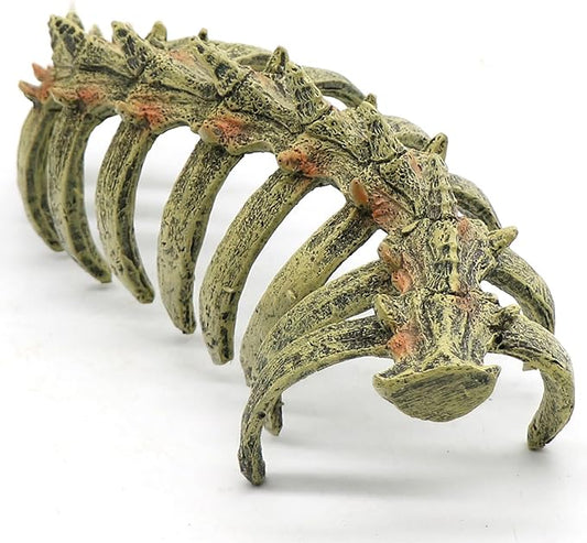 relaqcc Aquarium Skull Animal Skeletons, Reptile Tank Accessories, Fish Tank Decorations for Amphibians, Betta Fish, Shrimp, Hermit Crab, Leopard Gecko