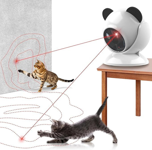 umosis Automatic Cat Laser Toy Interactive Cat Toys for Indoor Cats/Kitty/Dogs,Laser Toys for Bored Indoor Adult Cats
