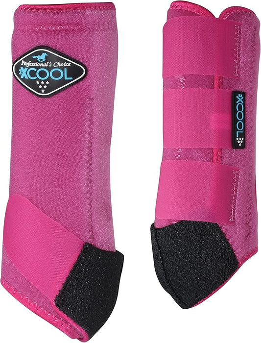 Professional's Choice 2XCOOL Sports Medicine Horse Boots | Protective & Breathable Design for Ultimate Comfort & Durability in Active Horses | Value 4 Pack