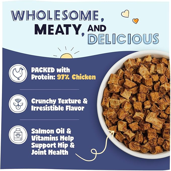 Pawstruck Air Dried Dog Food with Real Chicken, Grain Free, Made in USA, Non-GMO, Vet Recommended, High Protein Limited Ingredient Full-Feed, All Breeds & Ages, 2.5oz Trial Bag