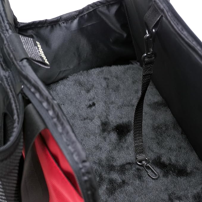 Sleepypod Atom - Airline Approved Pet Carrier and Crash-Tested Car Seat for Cats and Dogs up to 12 lbs. (Strawberry Red)