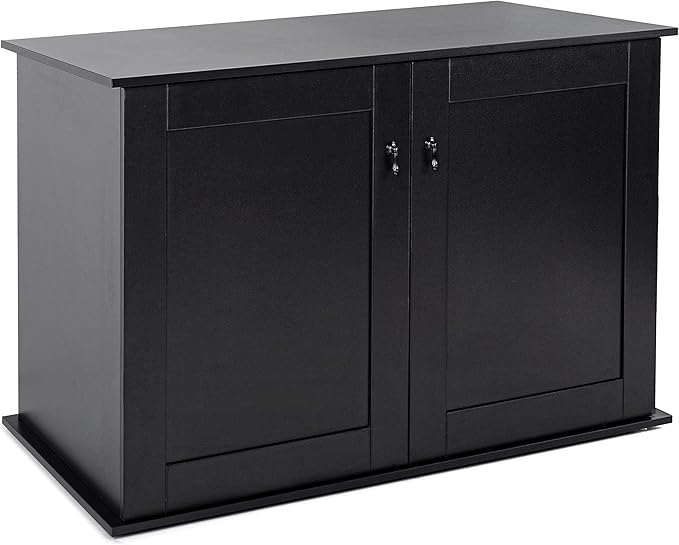 REPTI ZOO Storage Cabinet Terrarium Stand 48" x 24" x 30" for 30" Aquarium Tanks Reptile Terrariums, 6 Large Storage Shelves for Accessories Organization, Extra Holes for Wire Pass