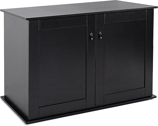 REPTI ZOO Storage Cabinet Terrarium Stand 48" x 24" x 30" for 30" Aquarium Tanks Reptile Terrariums, 6 Large Storage Shelves for Accessories Organization, Extra Holes for Wire Pass