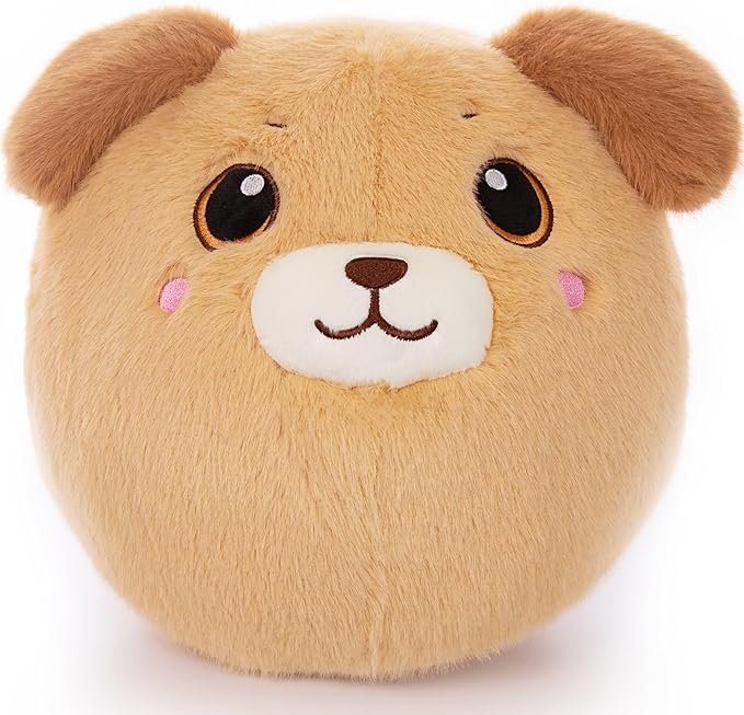 Biscuit Puffy Puppy Stuffed Animal (12 in) - Stuffed Animal Dog Stuffed Animals - Puppy Plush Dog Plush - Puppys Stuffy Dog Plushies - Funny Plushies Peluches - Plush Toys Stuffy